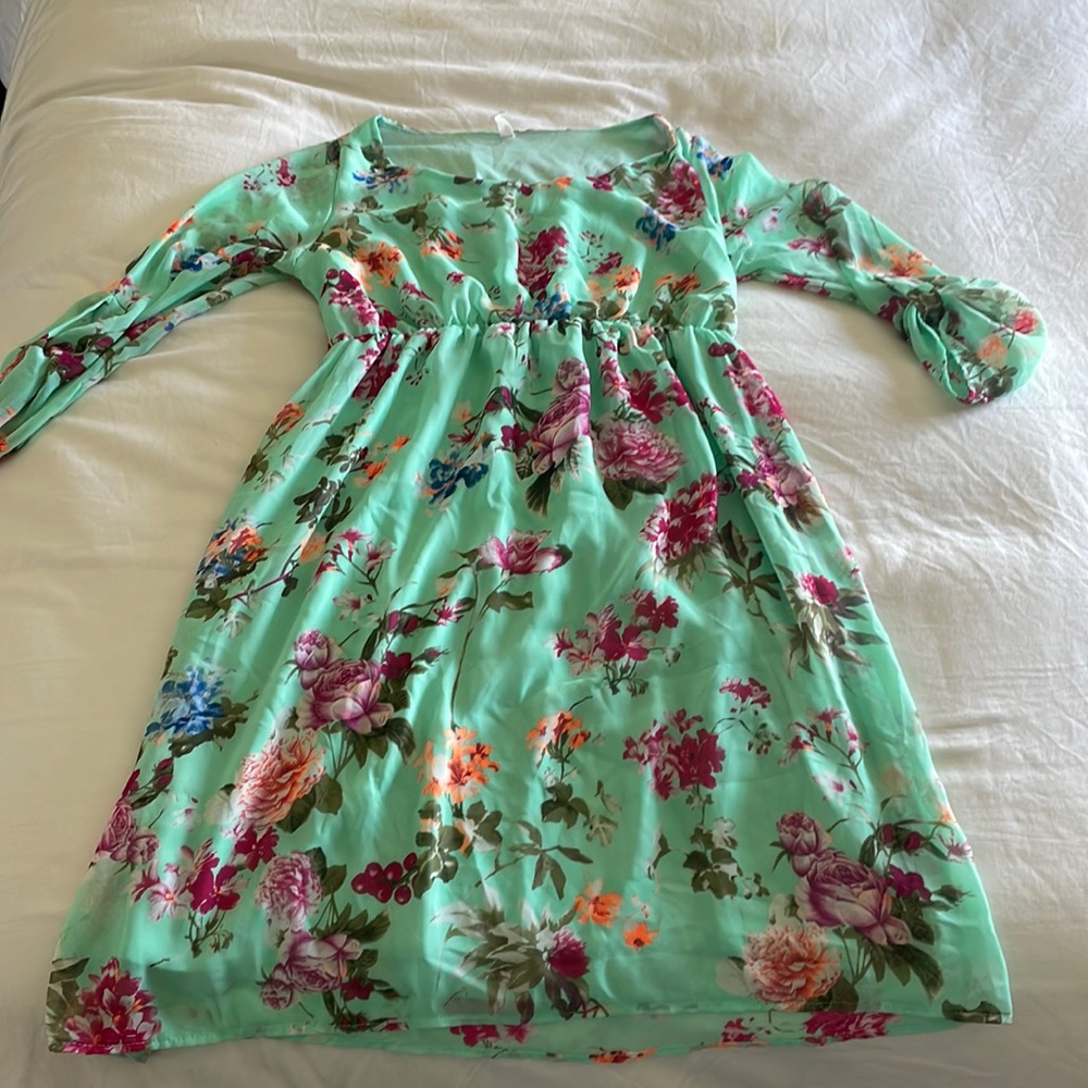 Maternity floral dress